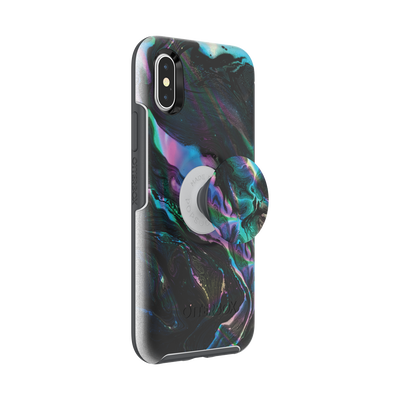 Secondary image for hover Otter + Pop Symmetry Series Case Oil Agate — iPhone X/XS
