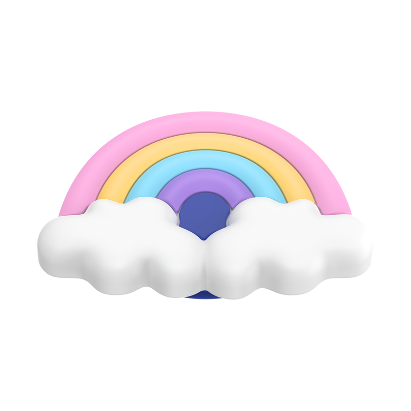 PopOut Rainbow Fluff — Adhesive PopGrip image number 3
