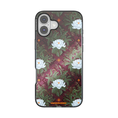Mirror Lush White Lotus — iPhone 16 Plus MagSafe Case