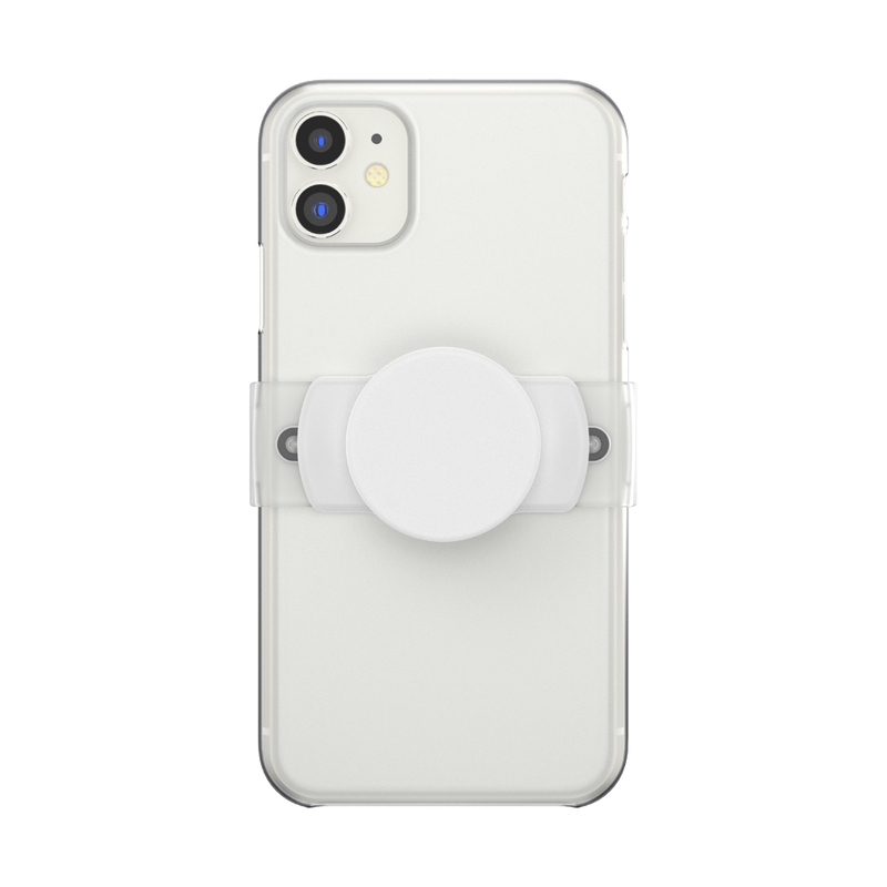 White with Square Edges — Slide Stretch PopGrip image number 1