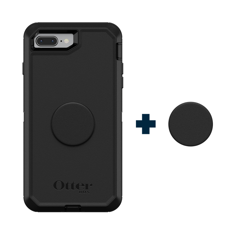 Otter + Pop Black Symmetry Series Case — iPhone 7/8 Plus image number 1