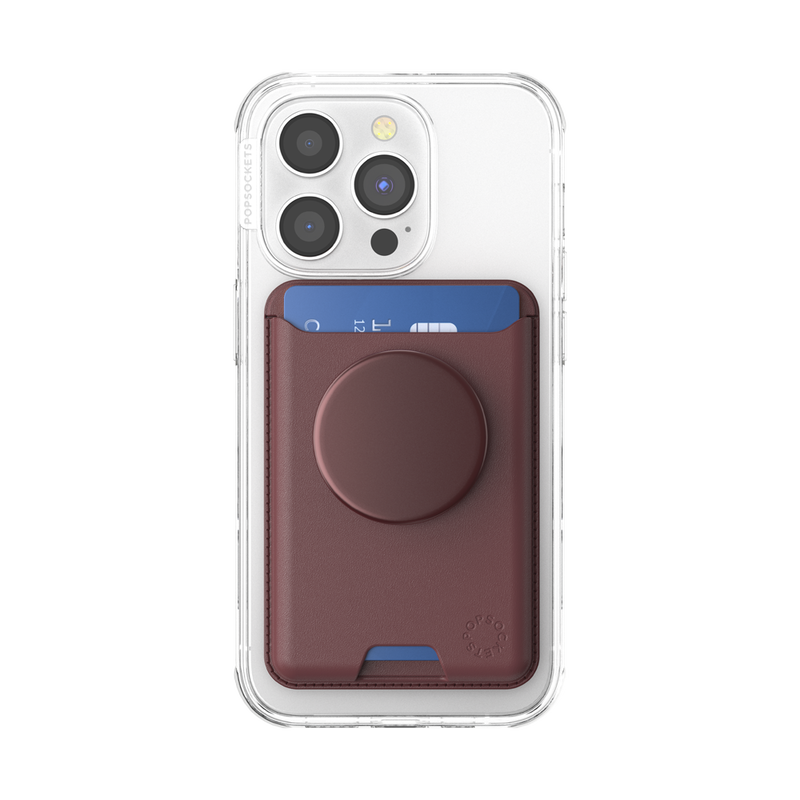 Aluminum Oxblood — Softgoods MagSafe PopWallet+ image number 4