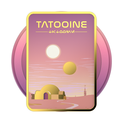 Secondary image for hover Enamel Welcome To Tatooine — MagSafe PopGrip
