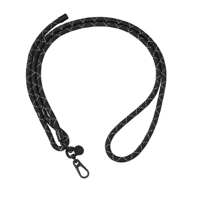 Paracord Black — Phone Strap