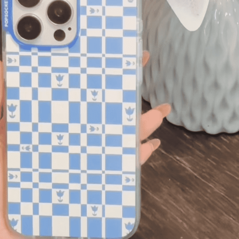 Enamel Lace Blue Vermeer — MagSafe PopGrip image number 2