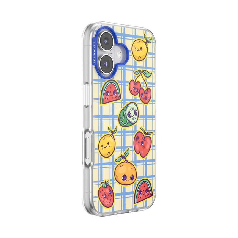 Fruity Plaid — iPhone 16 MagSafe Case image number 1